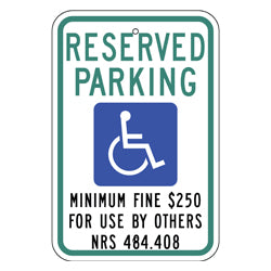 Official Nevada State Handicapped Parking Signs – ADA Sign Depot