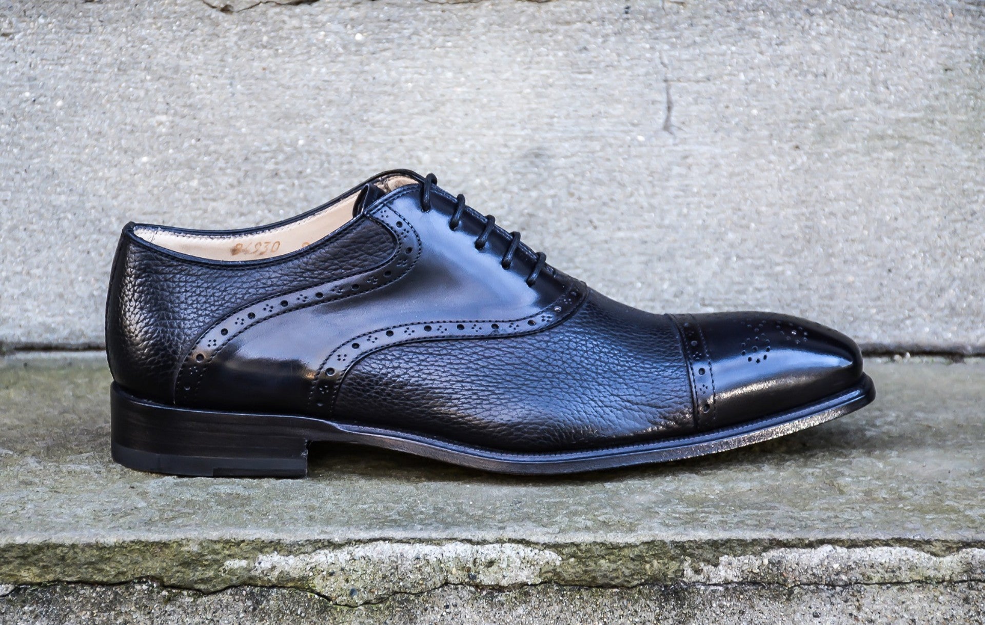 BLACK SADDLE OXFORD STYLE SHOES – Correspondent Shoes Store