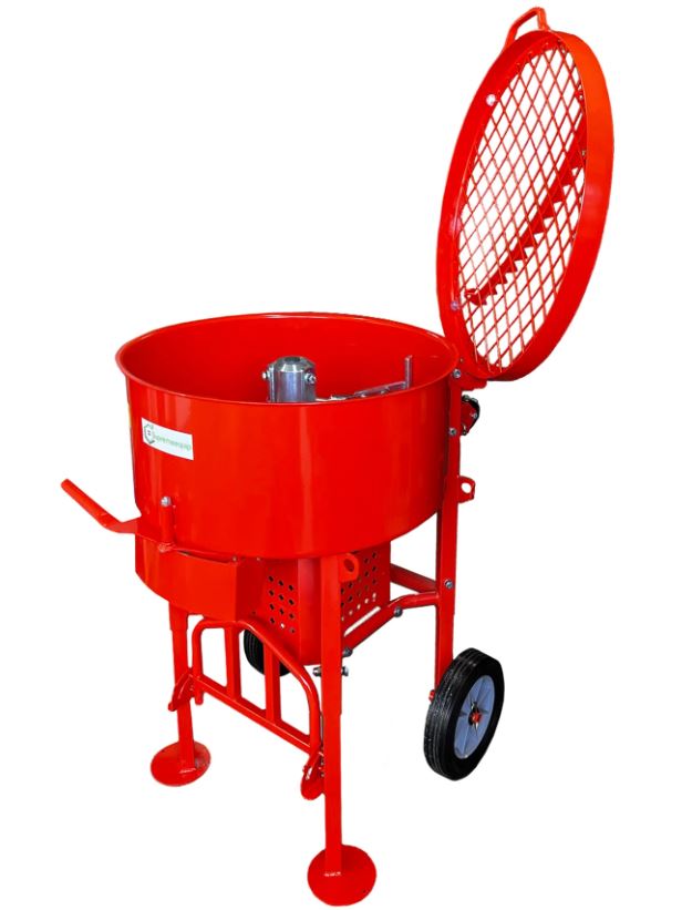 9 cu ft.0 Towable Steel Drum Concrete Cement Mortar Plaster Mixer W/ 1 -  California Tools And Equipment