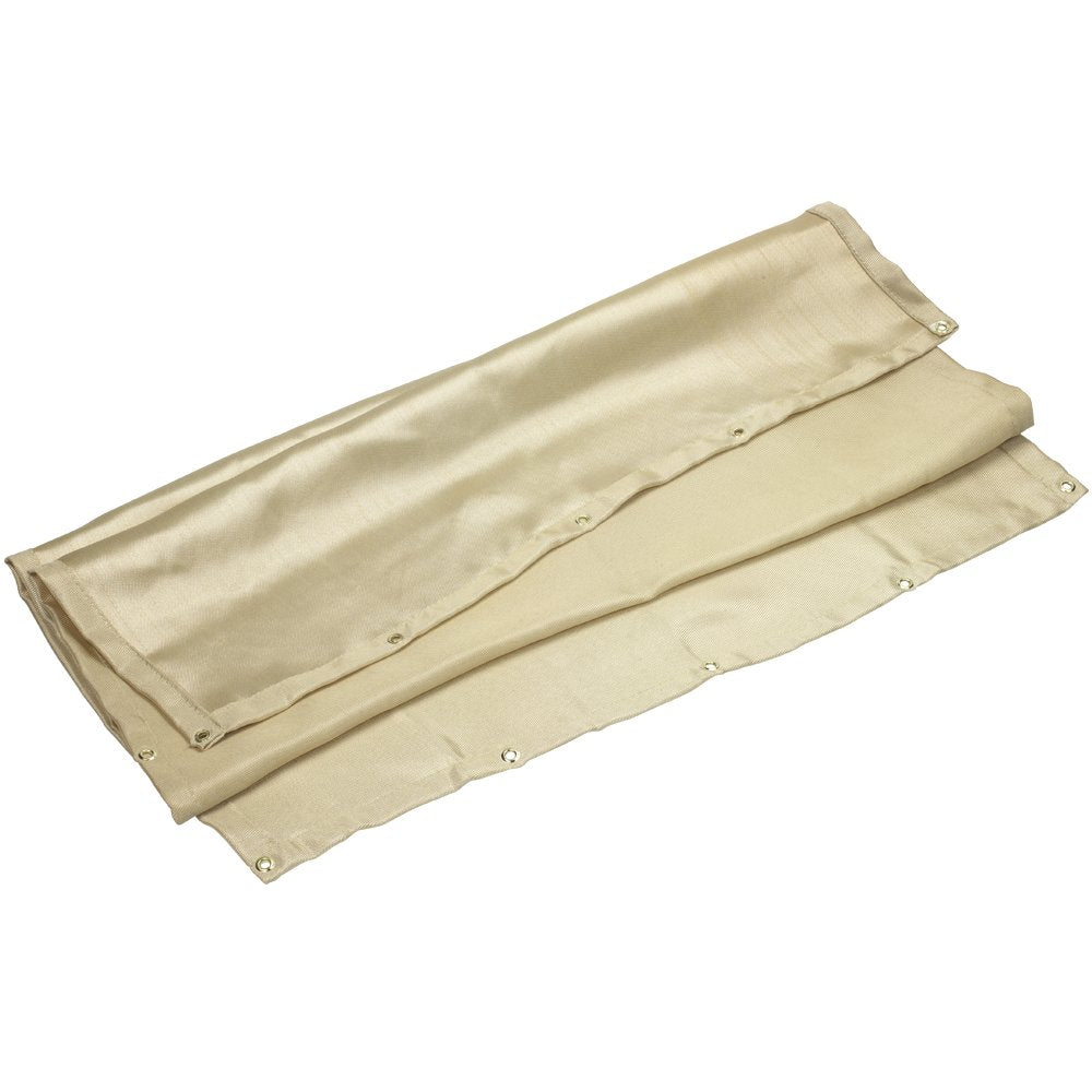 Heavy Duty Fiberglass Welding Blanket and Cover with Brass ...