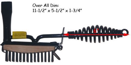 Heavy Duty Chipping Welding Hammer with Replaceable Wire Brush Welding -  California Tools And Equipment