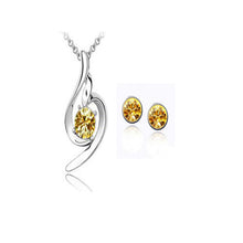 Fashion jewelry necklaces pendants earrings + necklace Chinese supplier sets / 011005