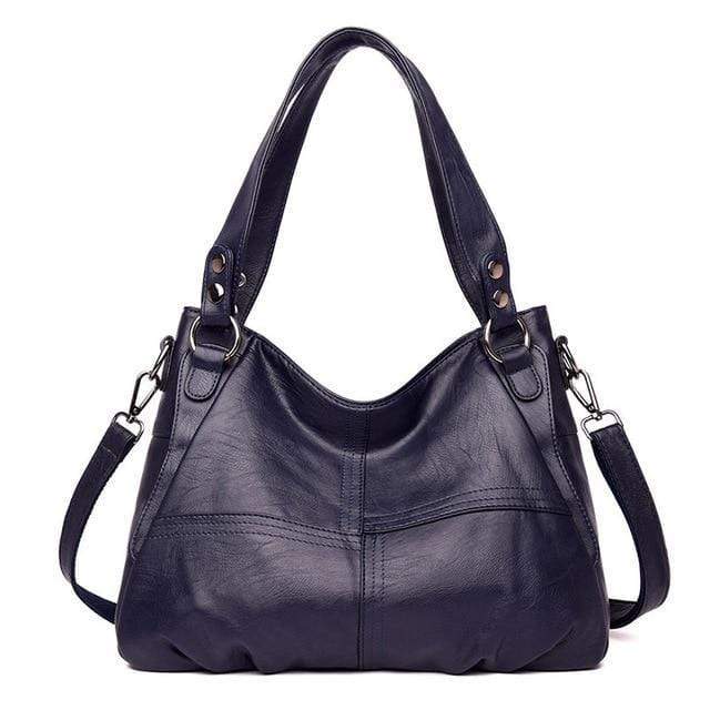 Dark Slate Gray Fashion Genuine Leather Handbag fashion-genuine-leather-handbag-1 Handbags Blue / CHINA,Blue / United States