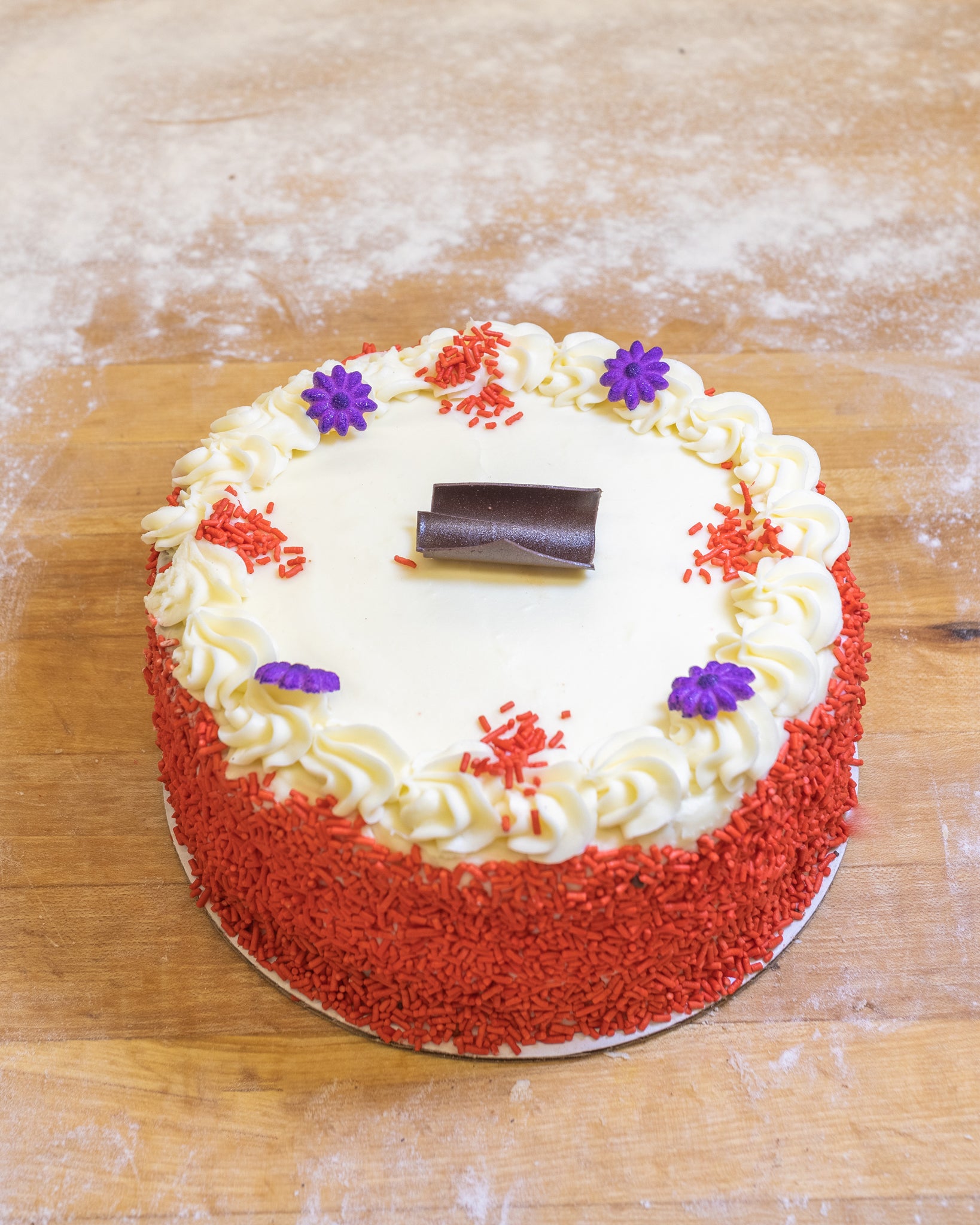 Red velvet cake created by Jk Bakery