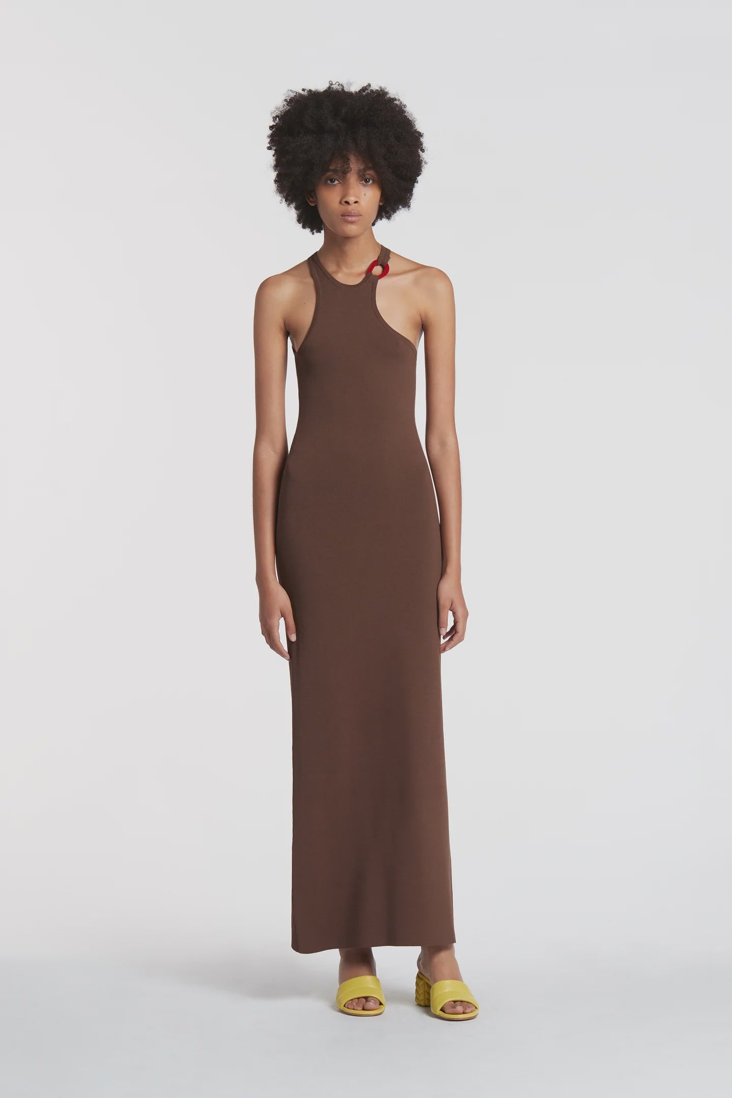 Aude Open Back Dress - Chocolat – Kind Curations