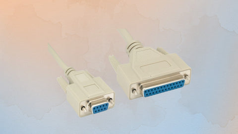 D-Sub Molded Cable_Type 3_Null Modem Cable (Crossover Cable)