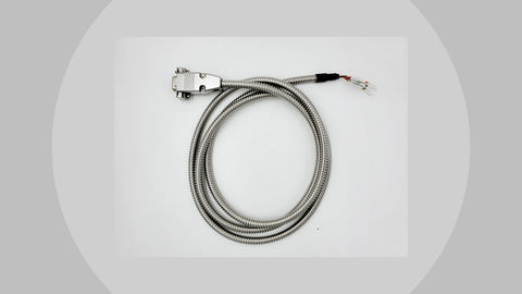 Metal Armored RS-232 Serial Cable to Lead Wires