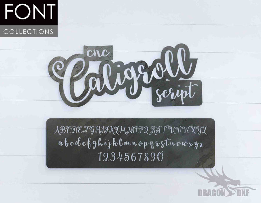 cnc single line font download