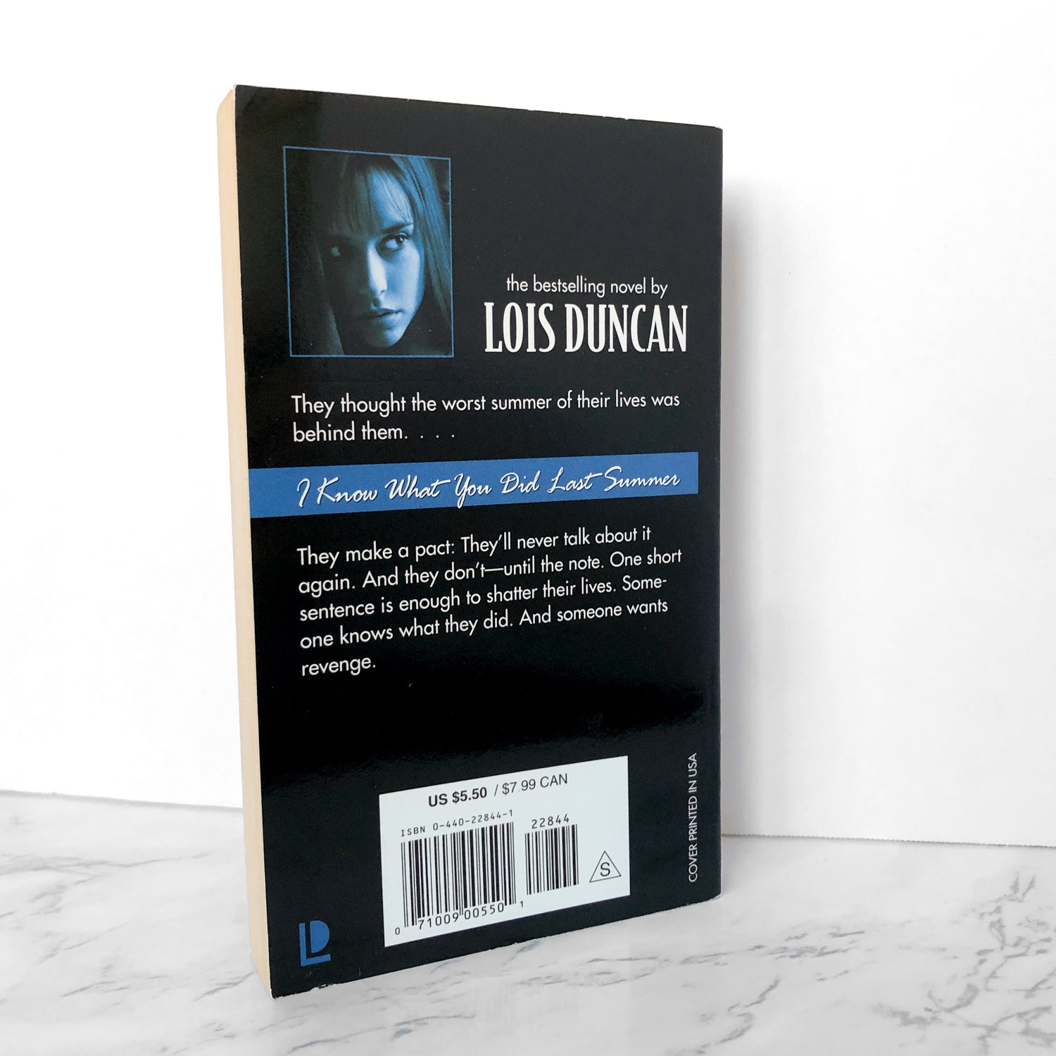 I Know What You Did Last Summer By Lois Duncan Movie Tie In Paperback