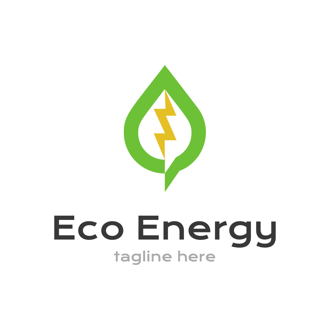 Eco energy logo – biglogoshop