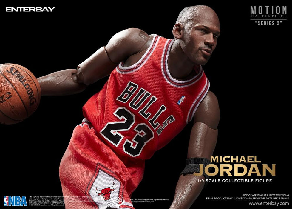 NBA Collection Michael Jordan Motion Masterpiece Scale Action Figu — Chubzzy Wubzzy Toys & Collectibles