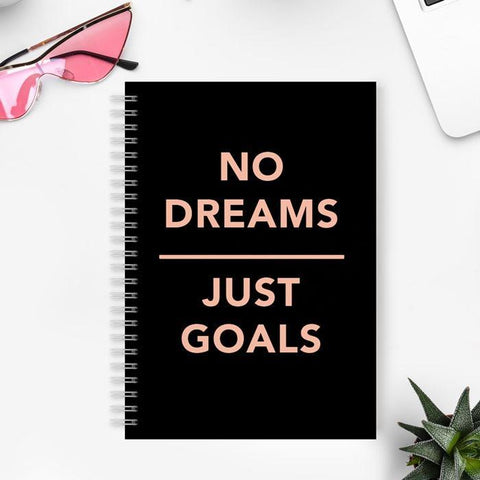 No Dreams Just Goals Planner