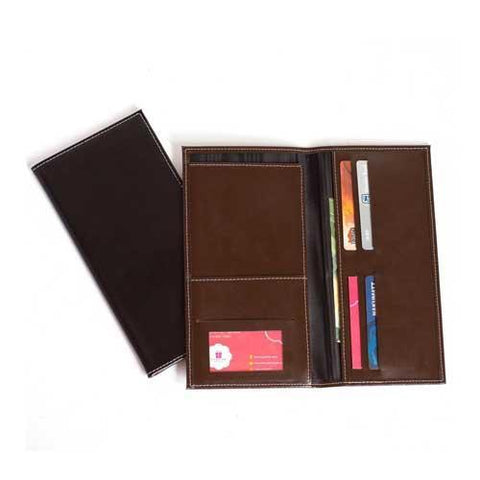 Personalised Ladies' Genuine Leather Wallet - Brown