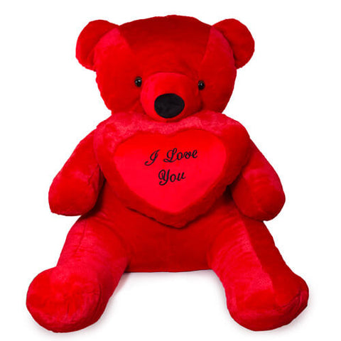 Lovebug Red Giant Teddy Bear - 100cm