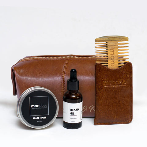 Beard grooming set