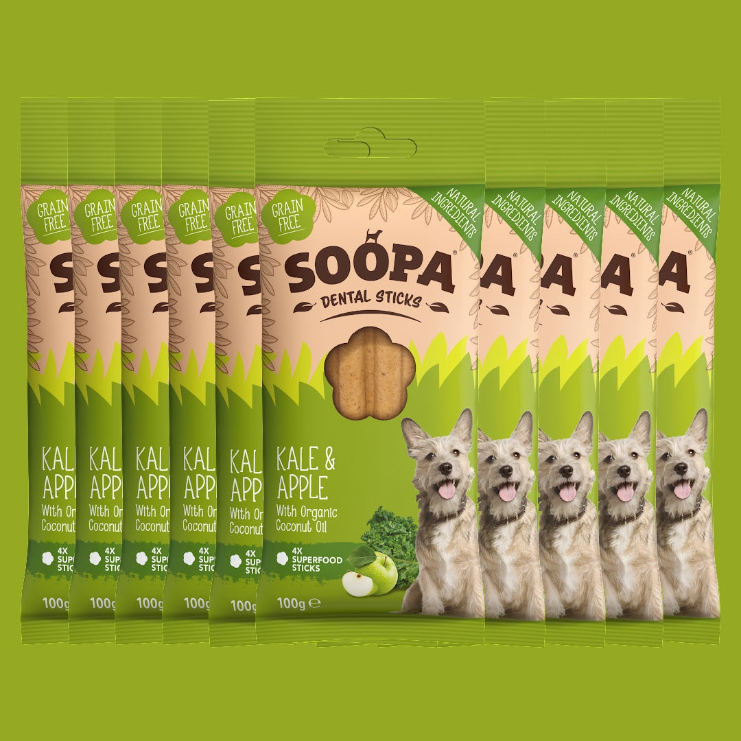 Image of Kale & Apple Dental Sticks, 10 Pack