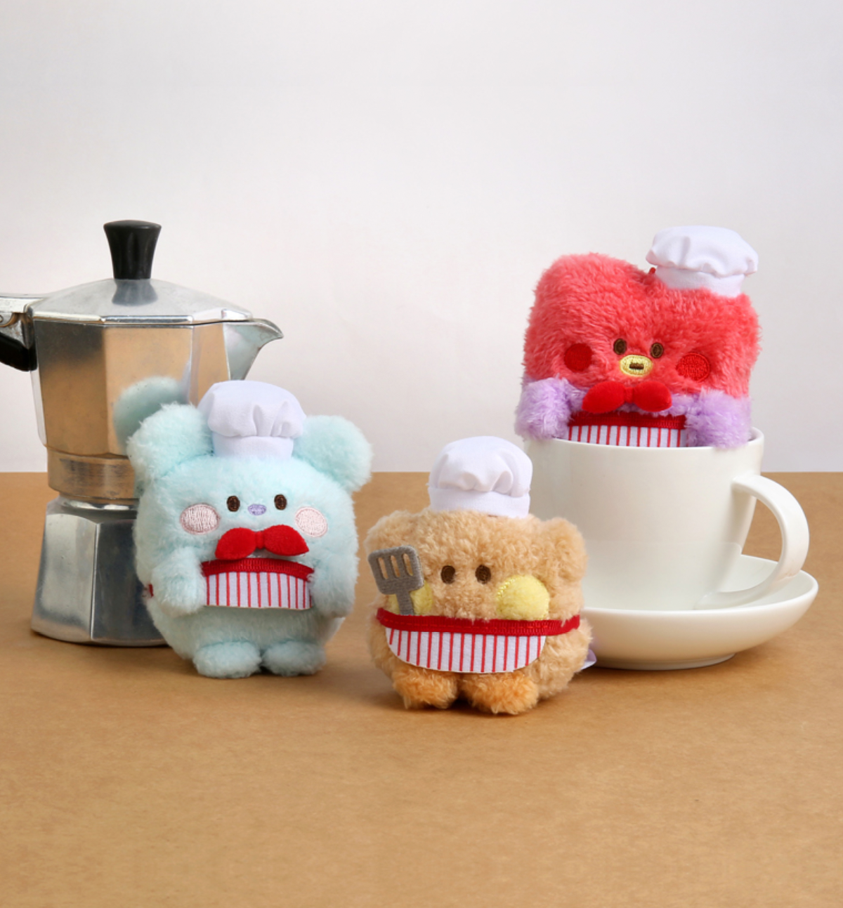 BT21 Minini Plush Cook Keyring [RJ]