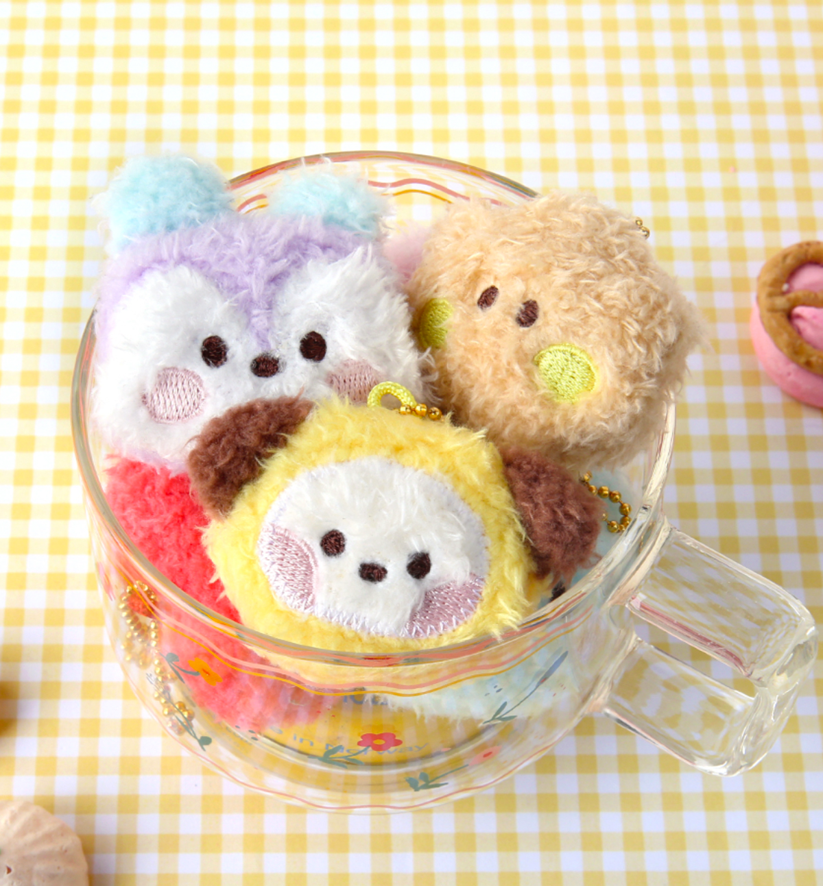 BT21 Minini Plush Face Keyring [Mang]