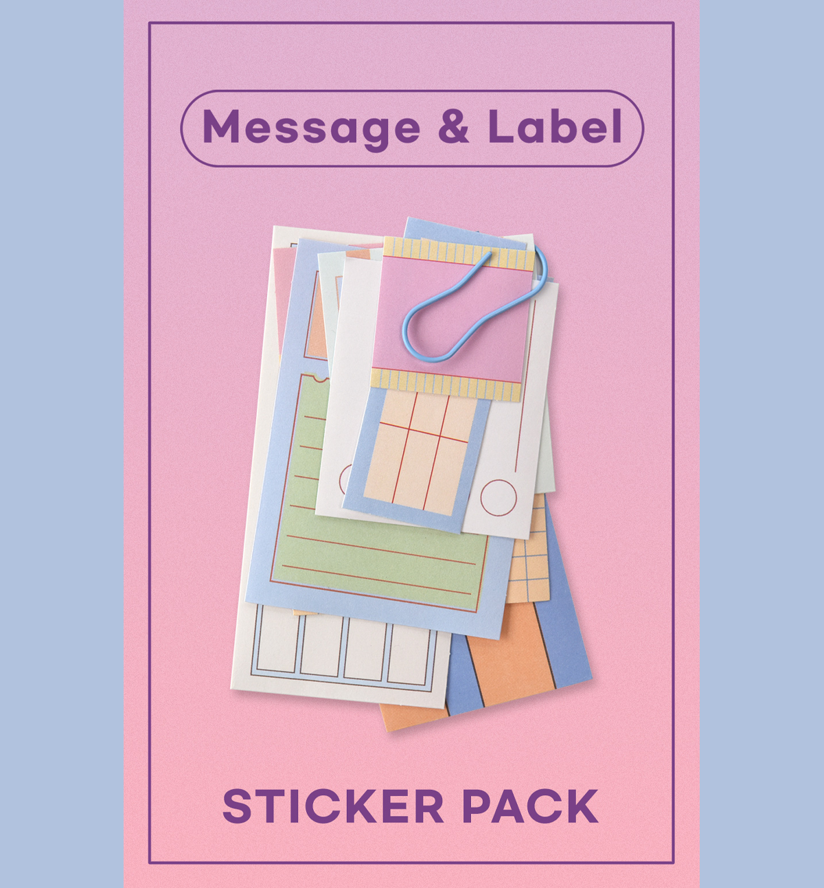 Message & Label Sticker Pack Ver. 2 [102 Stickers]