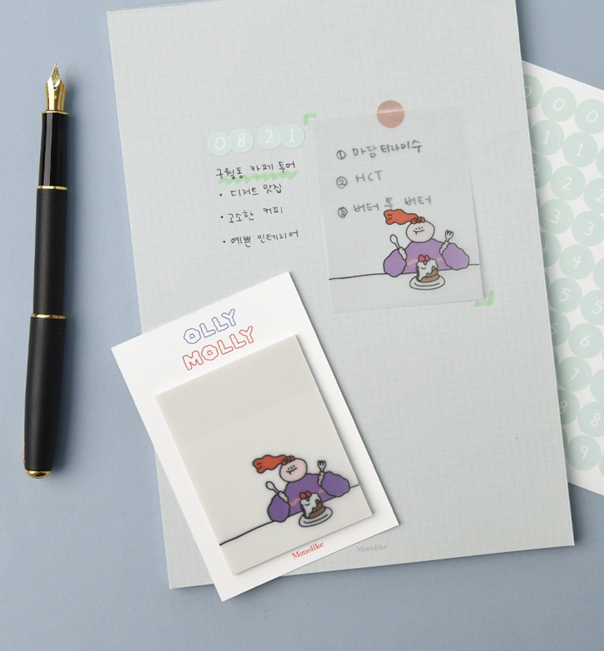 Olly Molly Tracing Paper Sticky Note