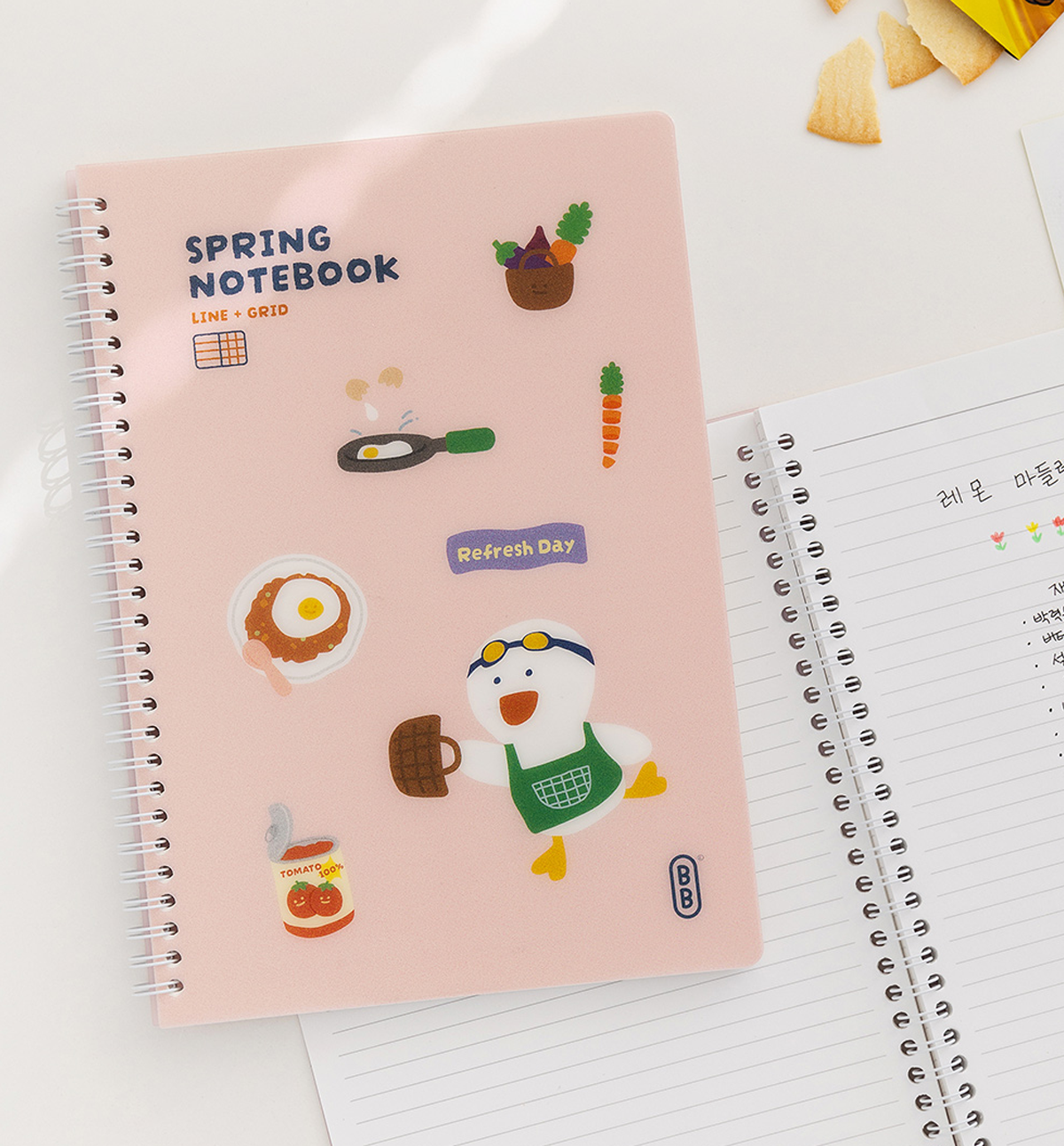 B5 Brunch Brother Line & Grid Ring Notebook