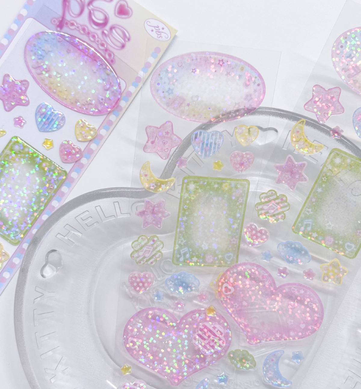 Shaka Shaka Candy Epoxy Frame Sticker