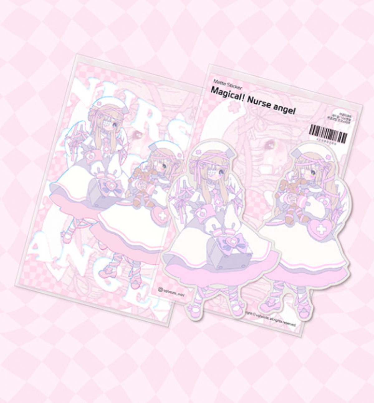  Magical! Nurse Angel Die-Cut Sticker