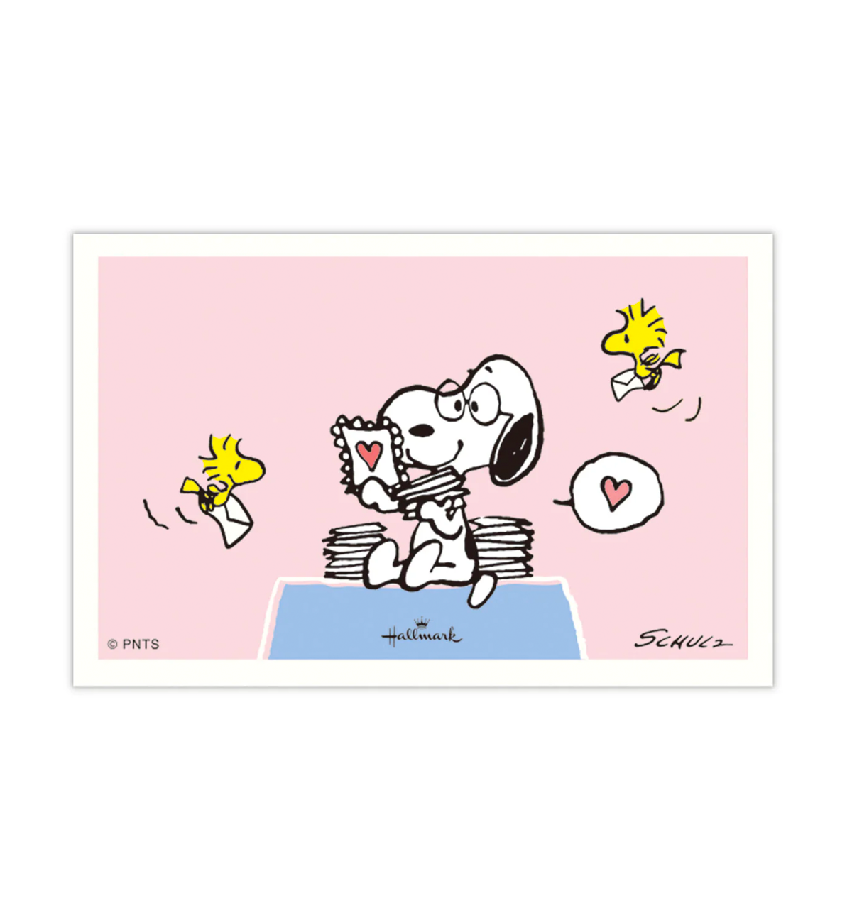 [JAPAN] Peanuts Snoopy Be Yourself Mini Message Card Set [Pink]