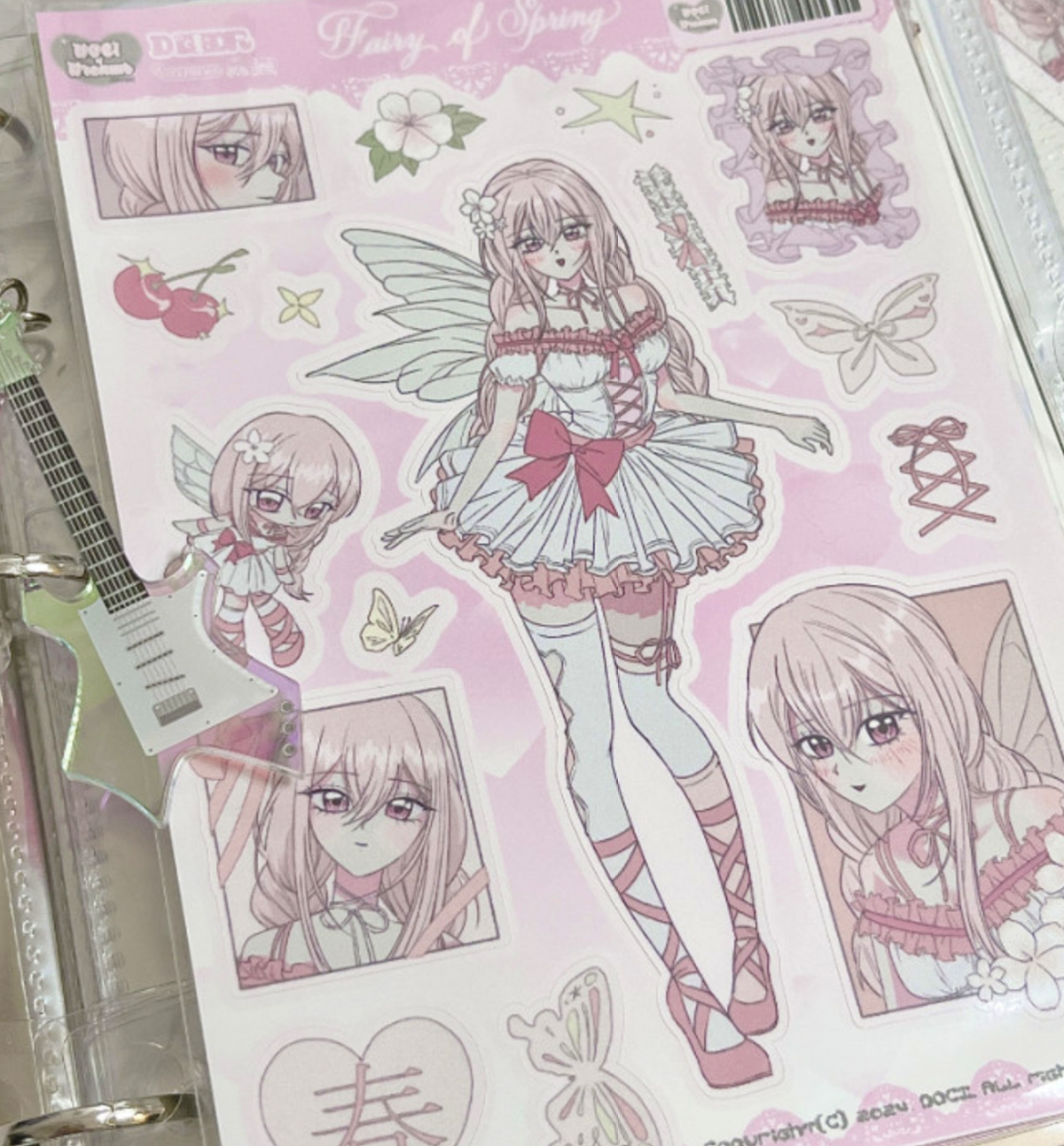 Spring Fairy Seal Sticker