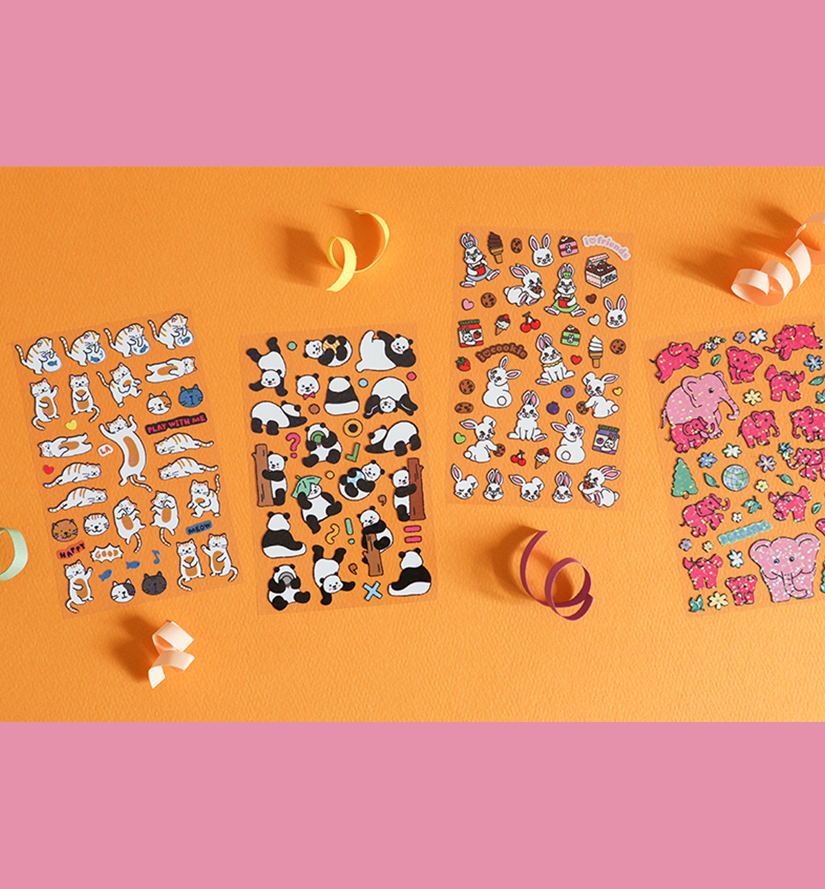 Line Hologram Sticker Set Ver. 2 [8 Sheets]