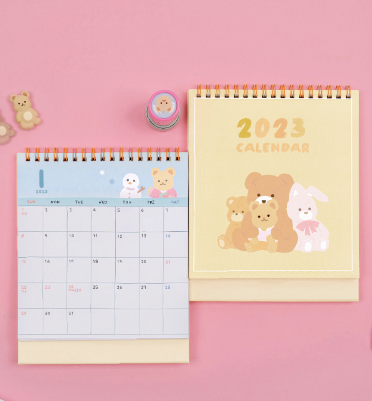 2023 My Bears Desk Calendar