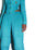 Model wears SIZE SMALL TONIK Corset Hoodie in Azure Blue by TheKLabel