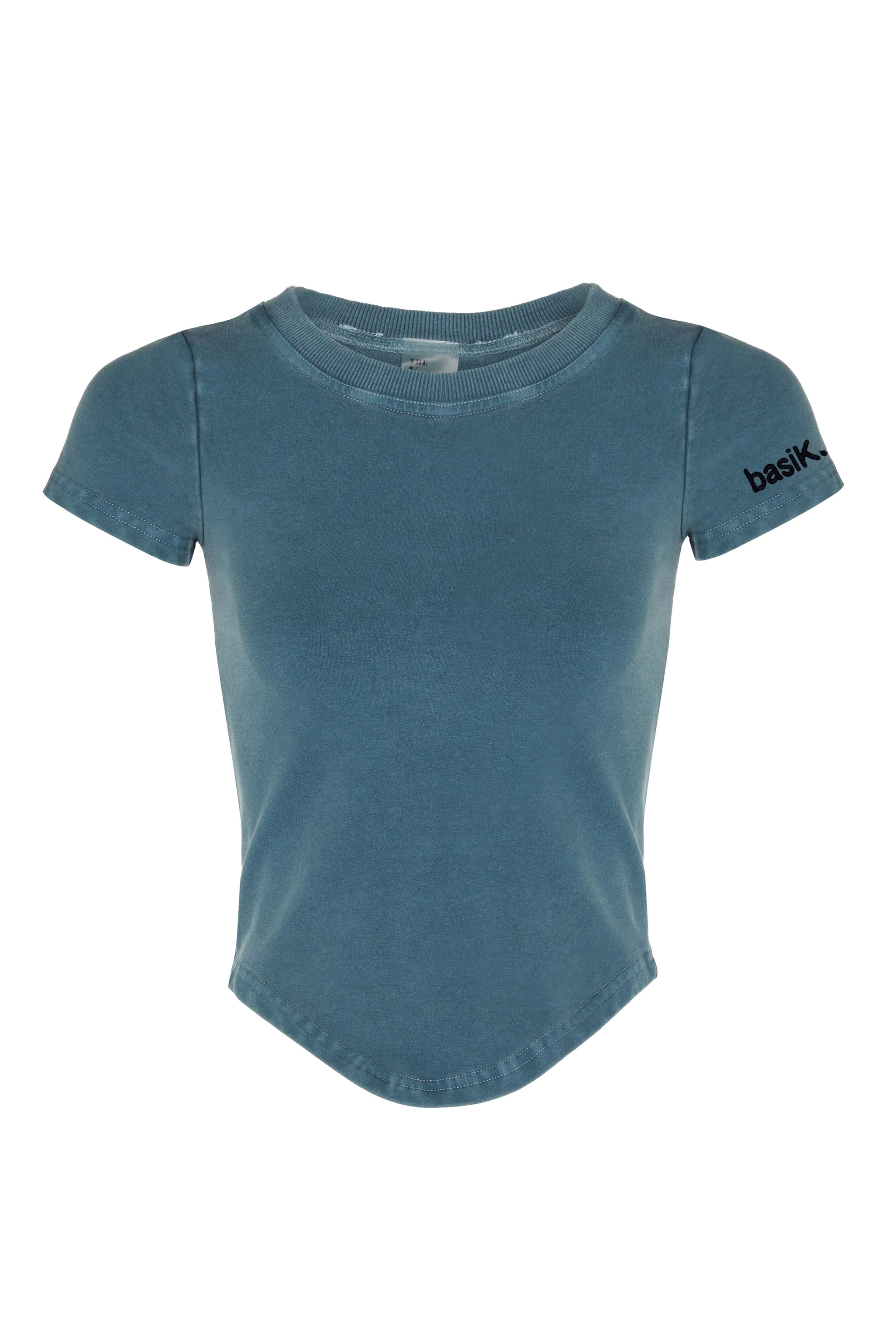 basiK• Corset Fitted T-Shirt in Petrol