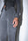 KAVIAR Multi-Panelled Contour Rib Trousers in Acid Black
