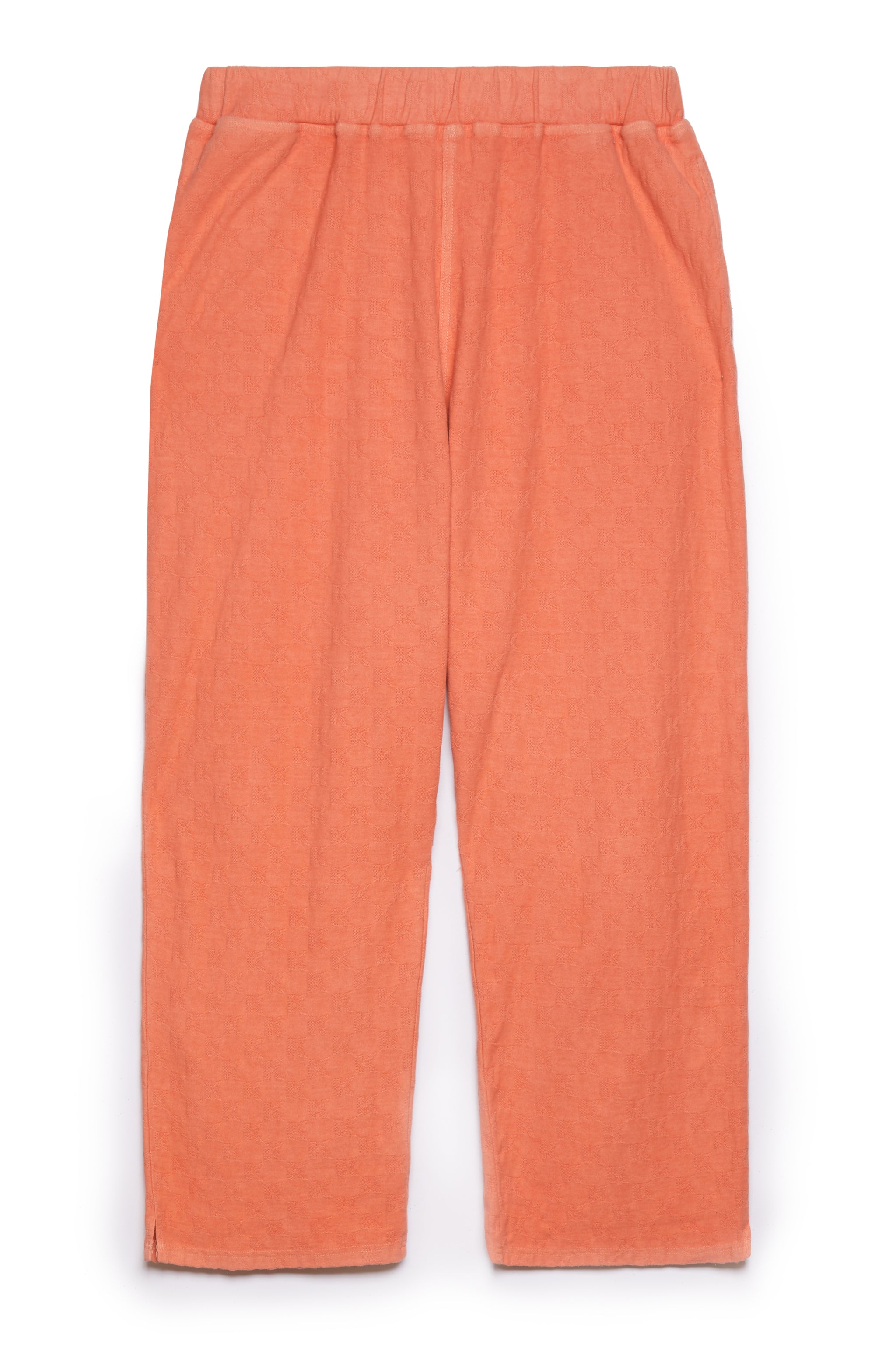 KOTTONS Stamped Wide-Leg Joggers in Nectarine