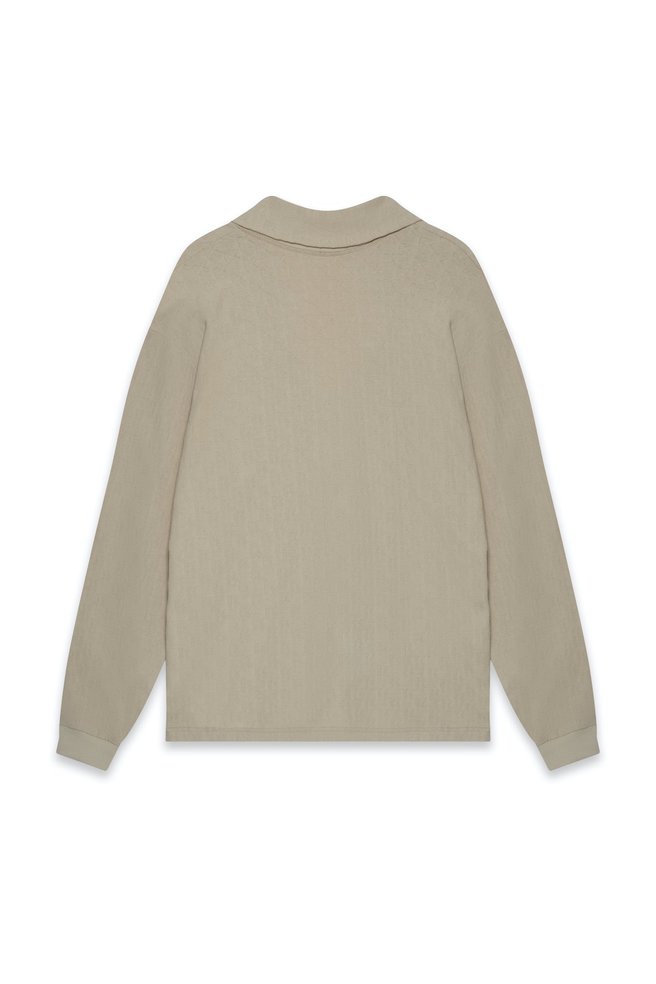 KOTTONS Stamped Plunge Sweatshirt in Oatmeal