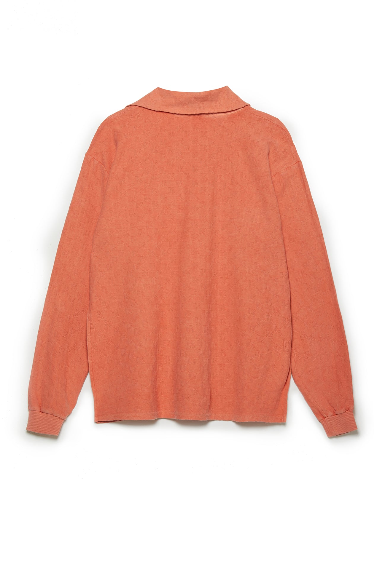 KOTTONS Stamped Plunge Sweatshirt in Nectarine