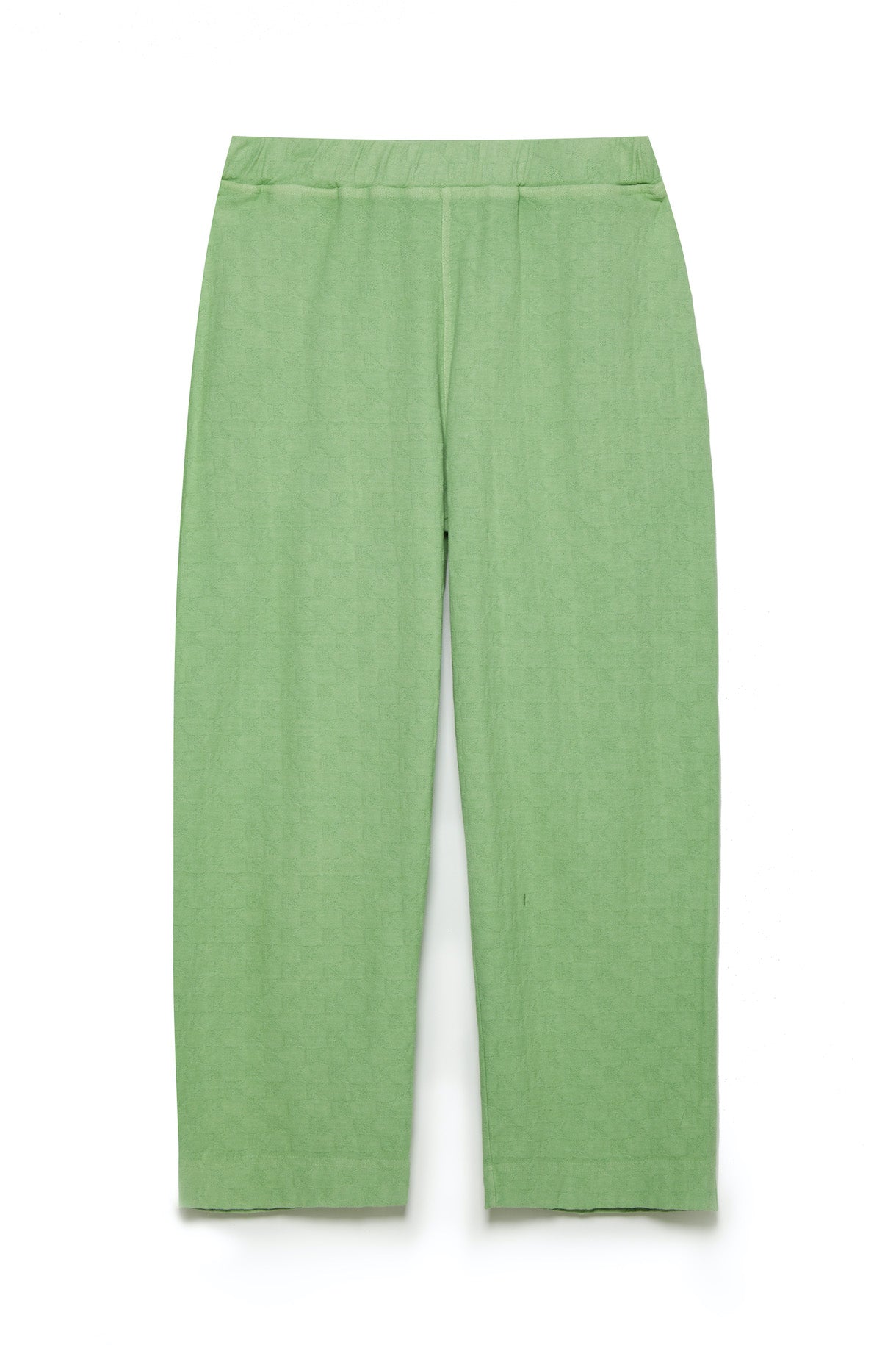 KOTTONS Stamped Wide-Leg Joggers in Matcha Green