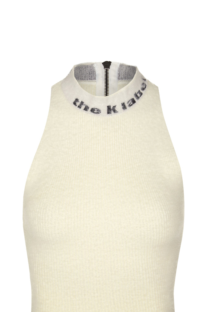 PHUZZ Mohair Rib Top in Ivory