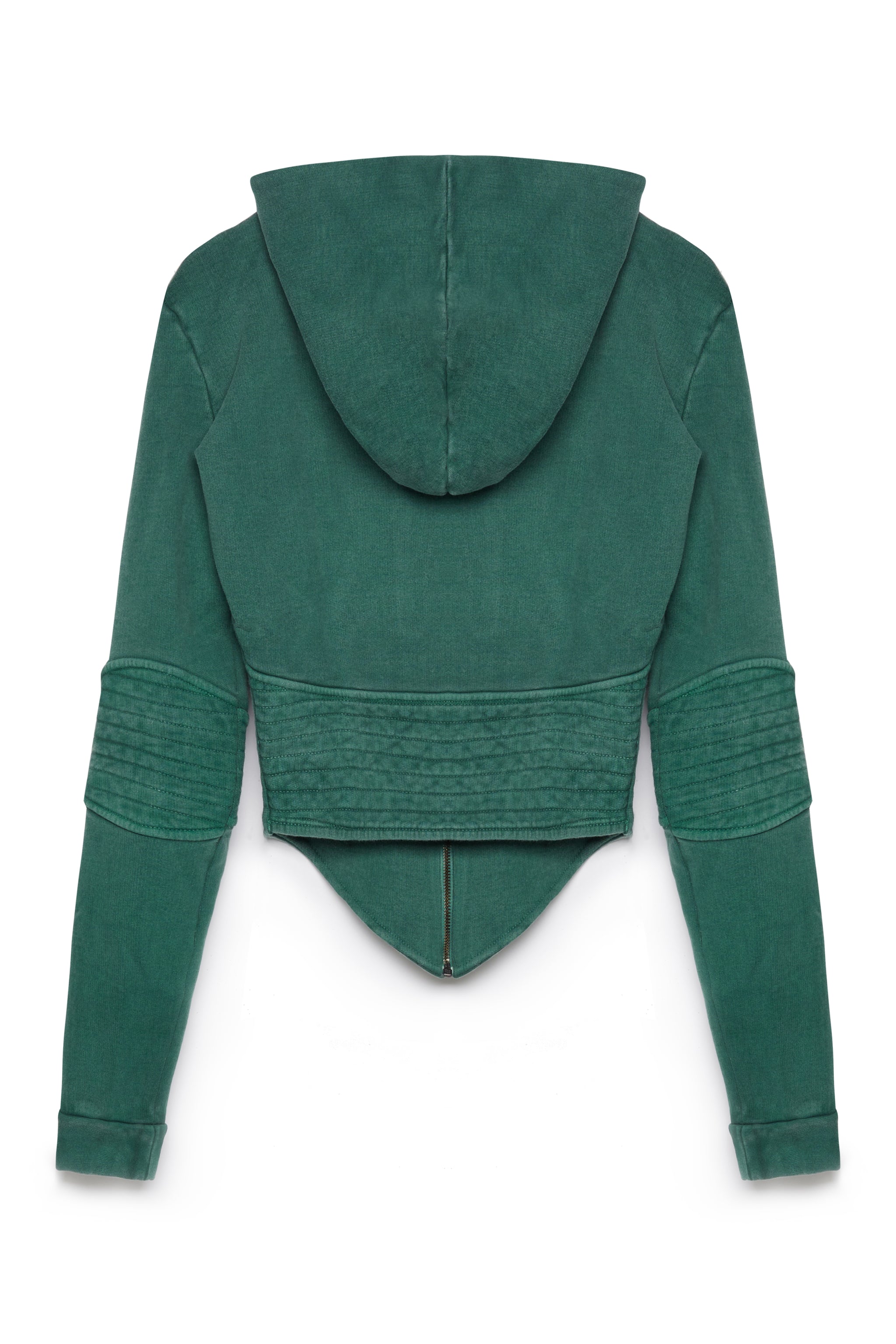 TONIK Corset Hoodie in Eden Green