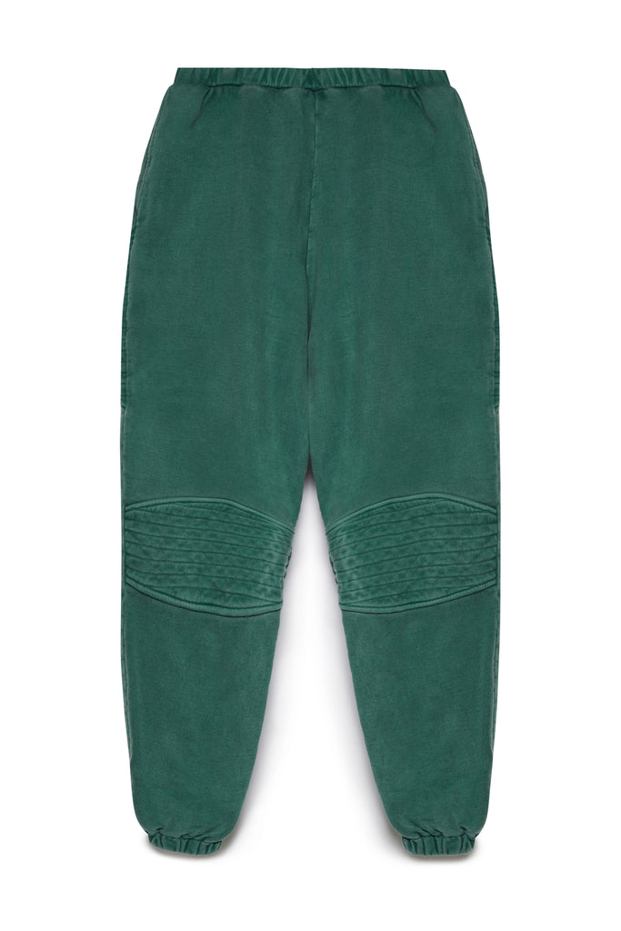 TONIK Slouch Panelled Joggers in Eden Green