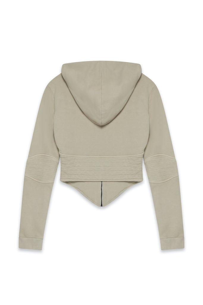 TONIK Corset Hoodie in Oatmeal