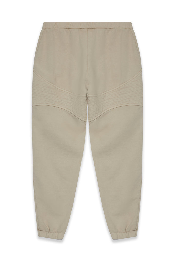 TONIK Slouch Panelled Joggers in Oatmeal