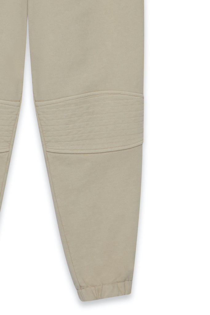 TONIK Slouch Panelled Joggers in Oatmeal
