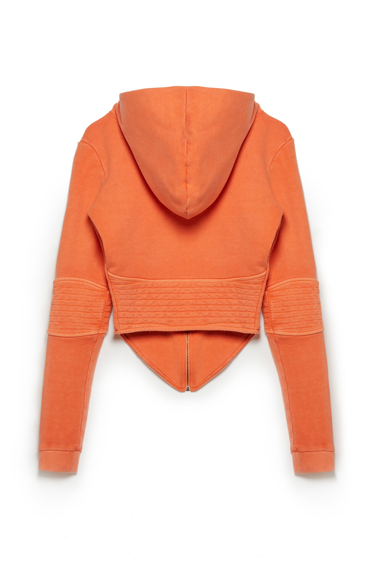 TONIK Corset Hoodie in Orange Soda