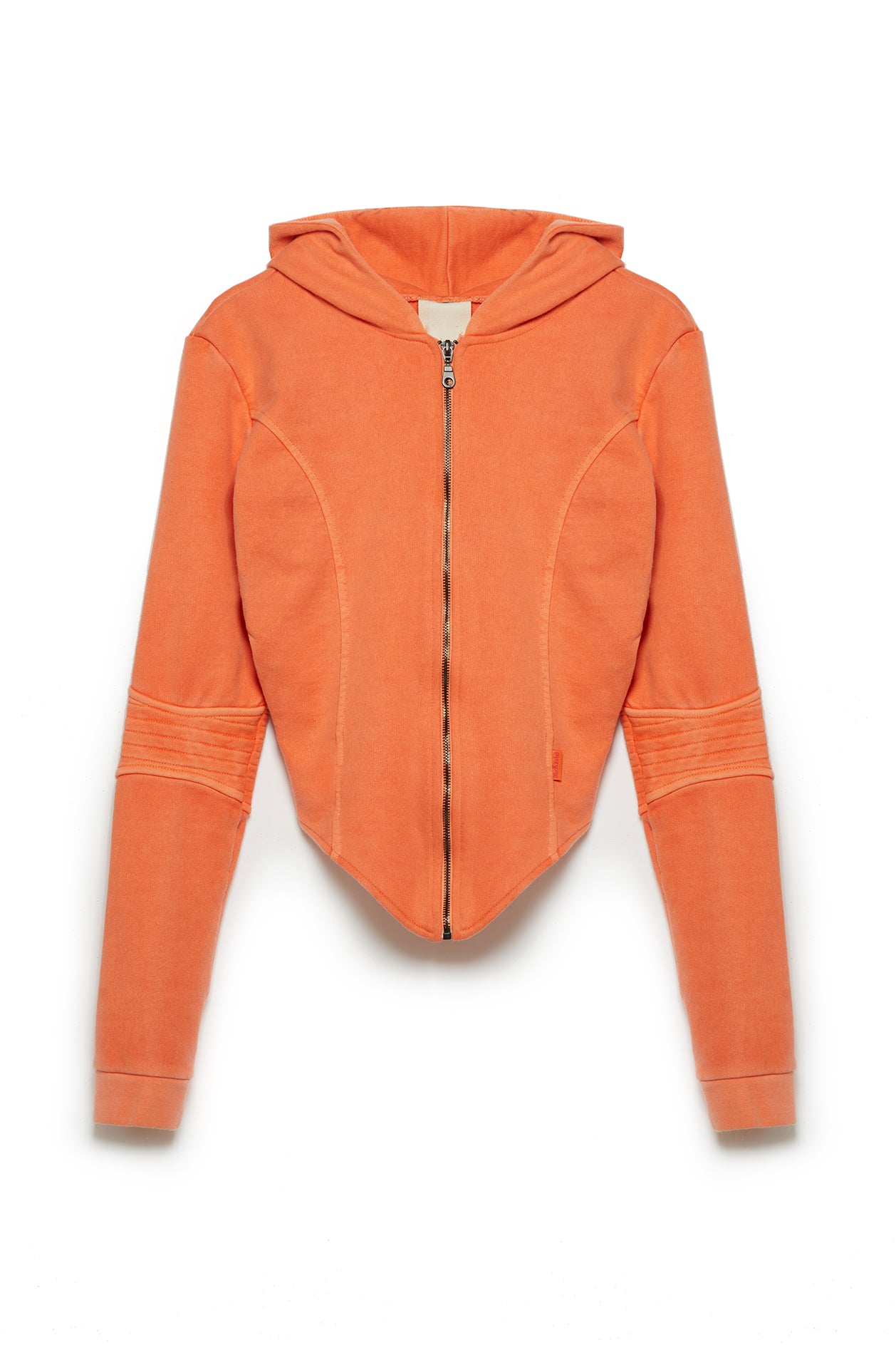 TONIK Corset Hoodie in Orange Soda