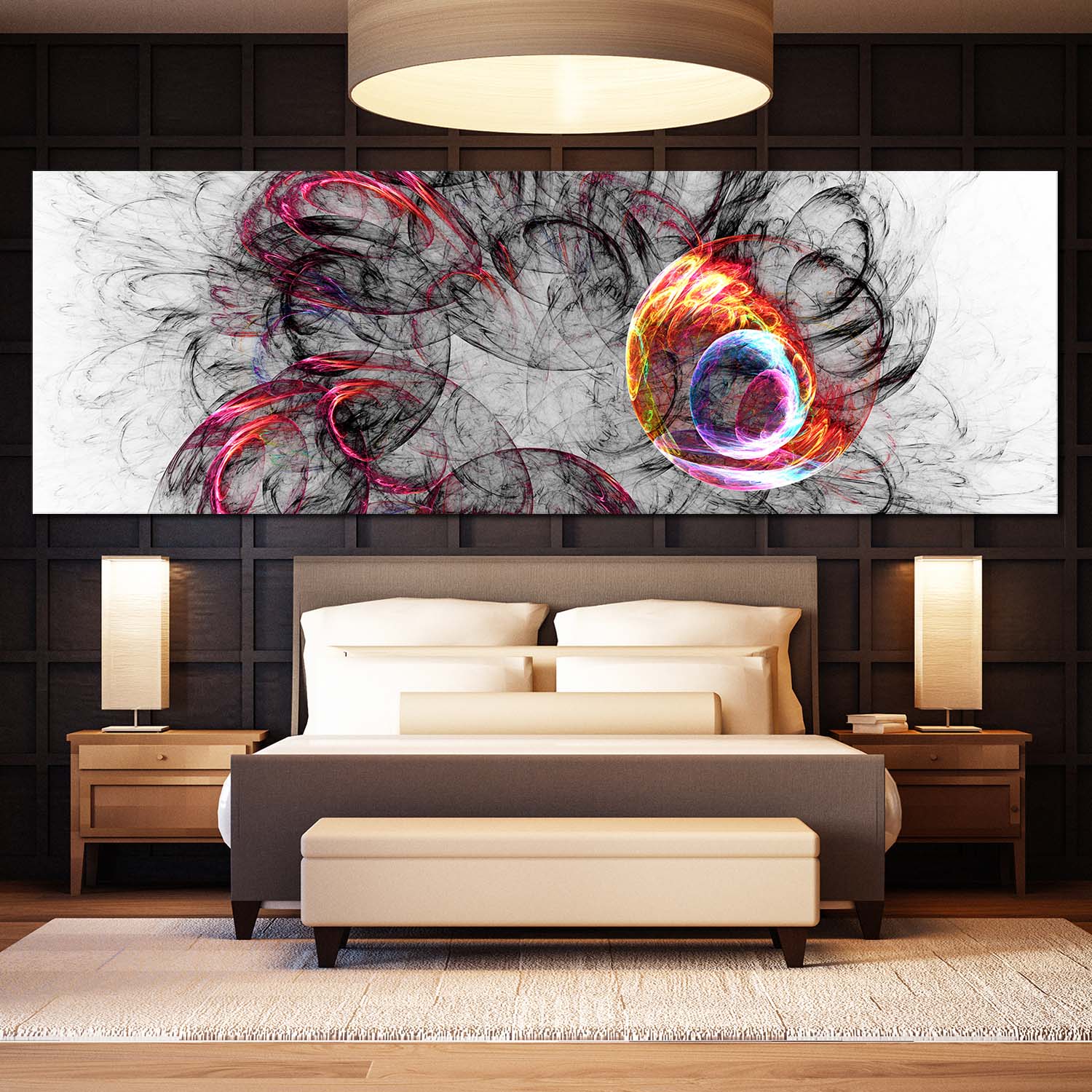 3d abstract wall art