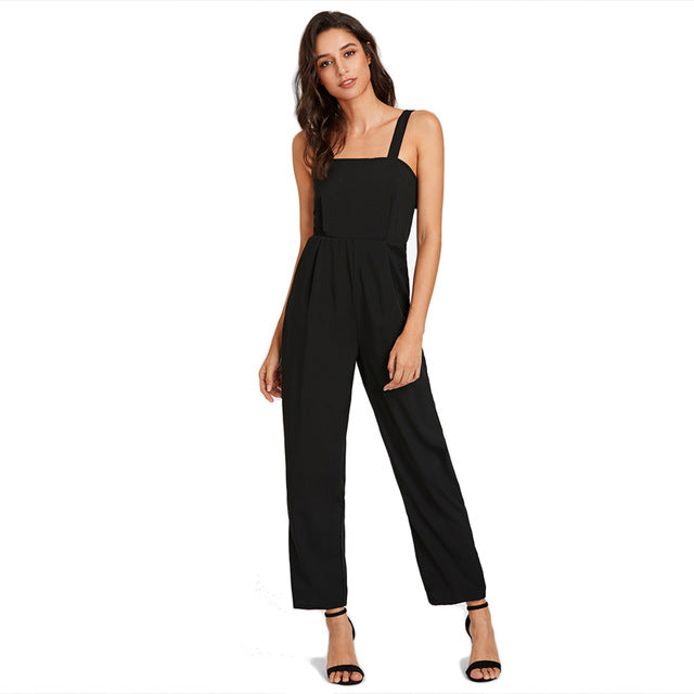 button back jumpsuit