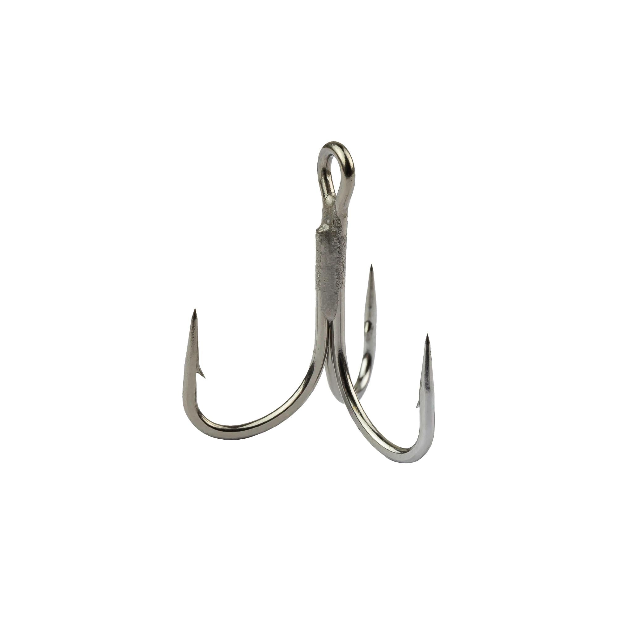 Jaw Lok In-Line Treble Hook - 3X Strong - 8 / Titan Steel / 6