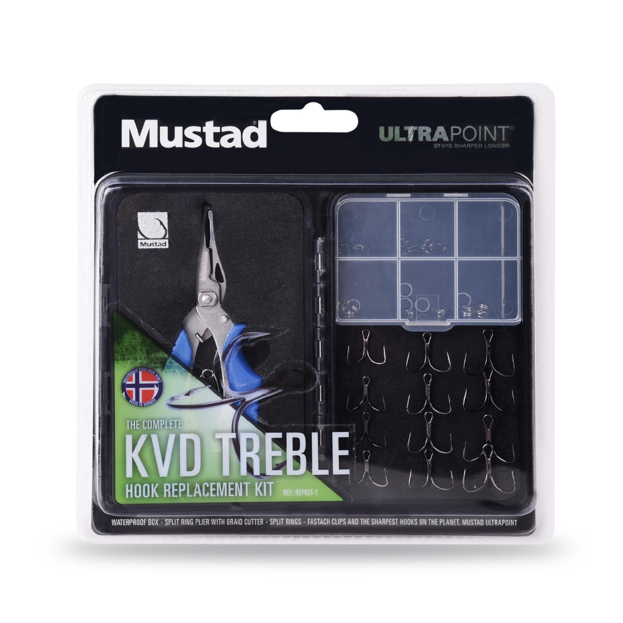 KVD Treble Kit  Mustad Fishing